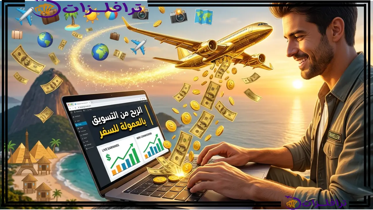 الربح من التسويق بالعمولة للسفر - الدليل الشامل لصناعة مصدر دخل مستمر يغير مسار حياتك الربح من التسويق بالعمولة للسفر
