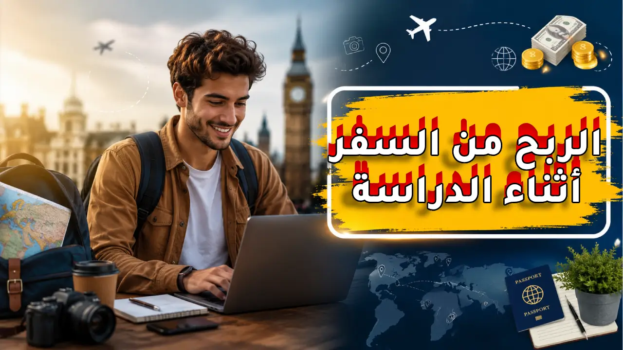 الربح من السفر أثناء الدراسة وكيف تجعل هوايتك استثمارًا يموّل مستقبلك؟ الربح من السفر أثناء الدراسة