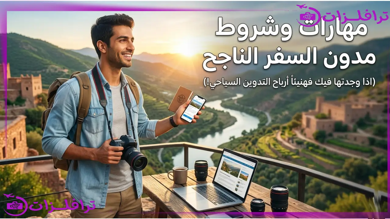 مهارات مدون السفر الناجح - اذا وجدك فيك فهنيئا أرباح التدوين السياحي مهارات مدون السفر الناجح