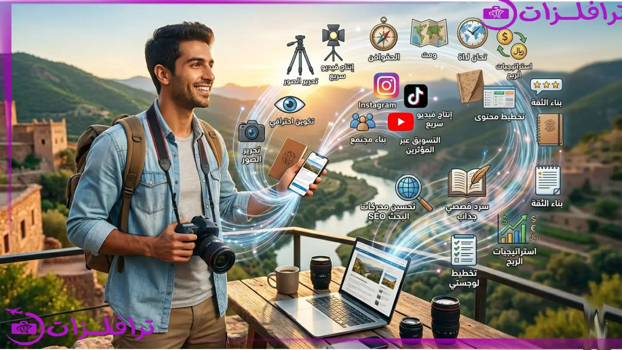 مهارات مدون السفر الناجح - اذا وجدك فيك فهنيئا أرباح التدوين السياحي مهارات مدون السفر الناجح