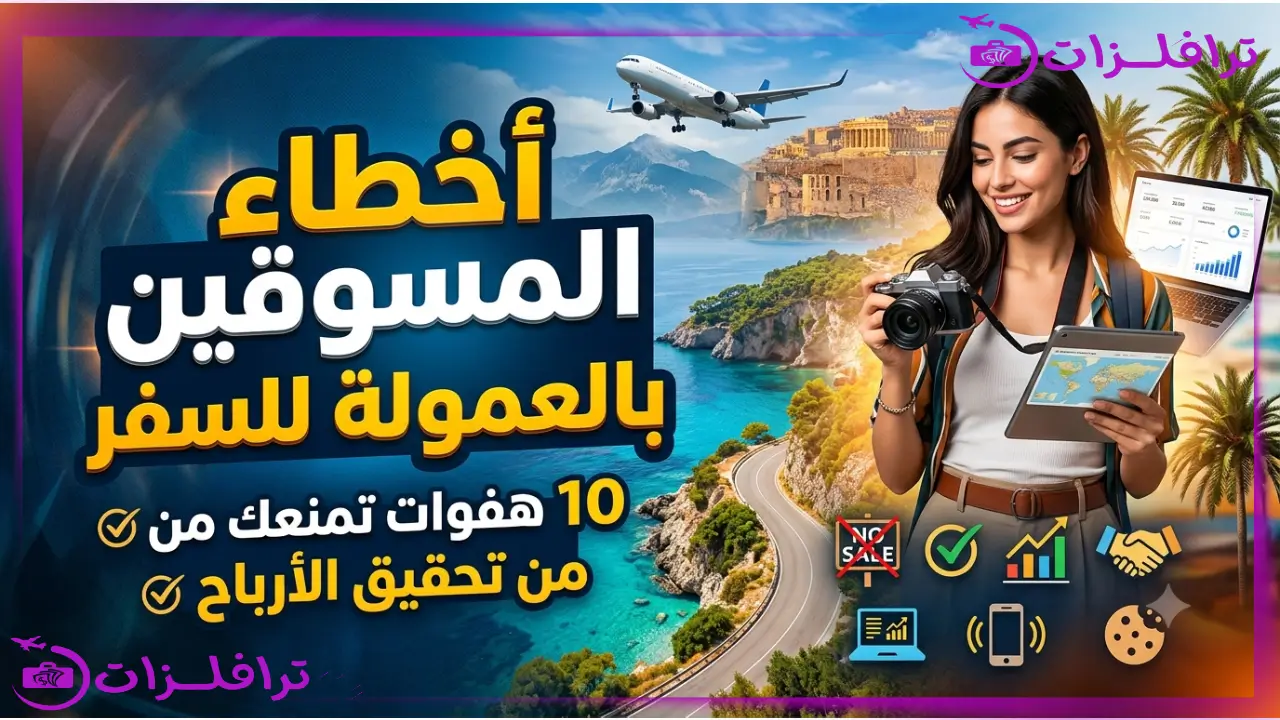 أصعب أخطاء المسوقين بالعمولة للسفر - 10 هفوات تمنع الربح أخطاء المسوقين بالعمولة للسفر