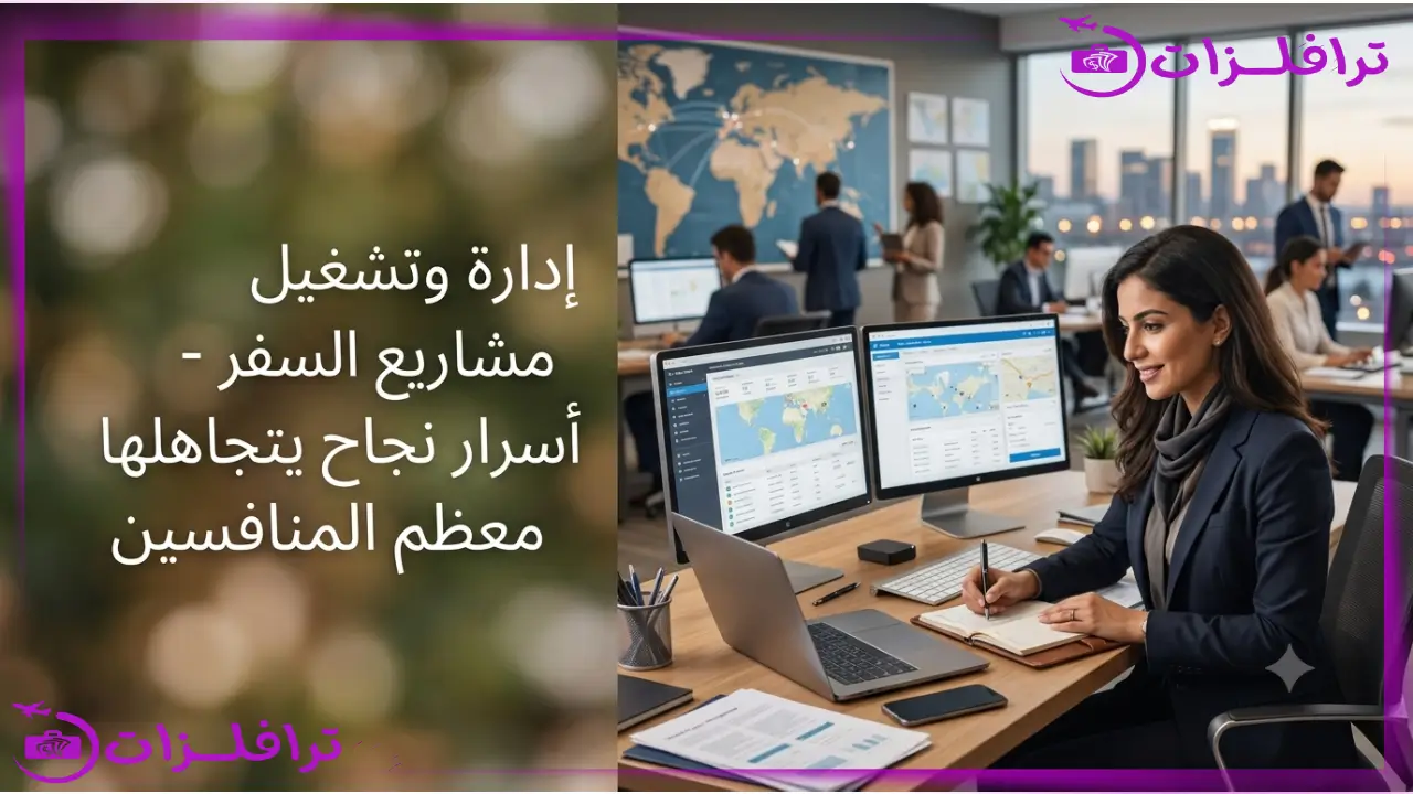 إدارة وتشغيل مشاريع السفر - أسرار نجاح يتجاهلها معظم المنافسين إدارة الأنشطة السياحية والسفر