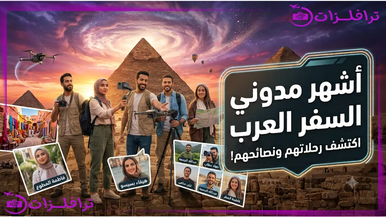 أشهر مدوني السفر العرب | اكتشف وجوهًا صنعت عالم السفر أشهر مدوني السفر العرب