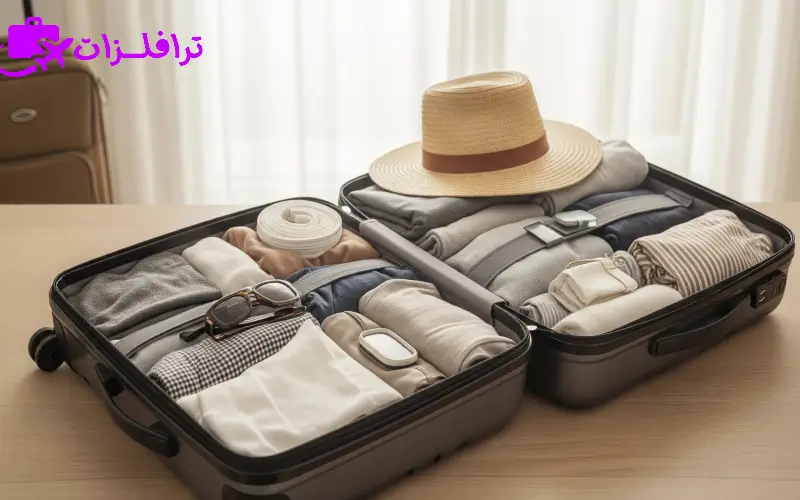 كيفية حزم حقيبة السفر بكفاءة