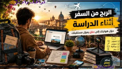 الربح من السفر أثناء الدراسة وكيف تجعل هوايتك استثمارًا يموّل مستقبلك؟ الربح من السفر أثناء الدراسة