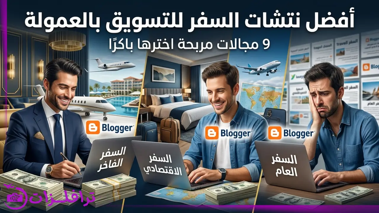 أفضل نتشات السفر للتسويق بالعمولة | 9 مجالات مربحة اخترها باكرا أفضل نتشات السفر للتسويق بالعمولة